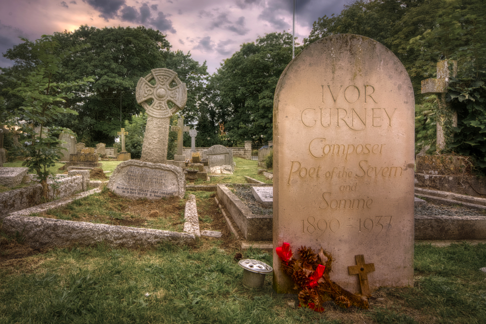 The grave of Ivor Gurney
