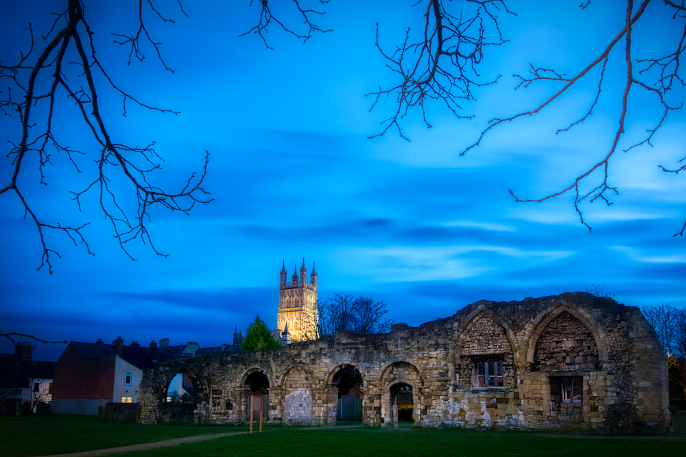 Saxon St. Oswald's in the shadow of the Norman Cathedral